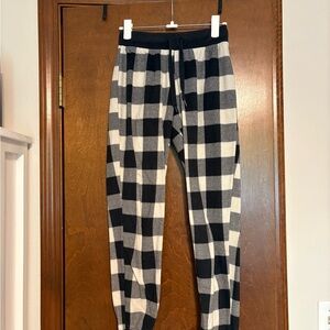 Checkered pajama pants